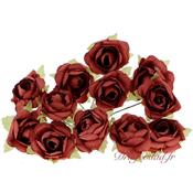 Bouquet de 12 roses rouge