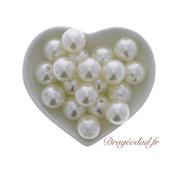 Perles nacres blanche