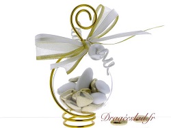 Drages Mariage Or et Blanc