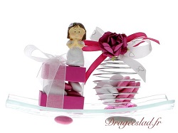 Cadeau drages Communion Parrain Marraine