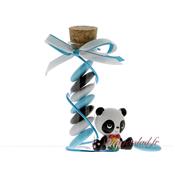 Eprouvette dragées turquoise Panda