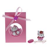 Support boule rose dragées Hello Kitty