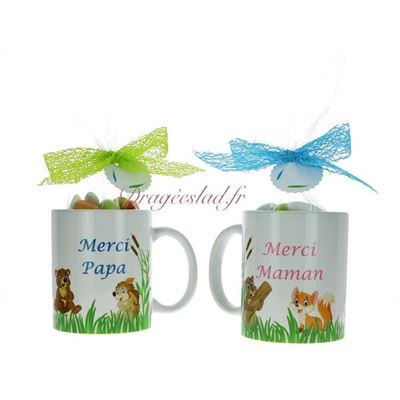 Mug Copain des bois Maman ou Papa