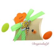 Boite drages buste kraft Abeille