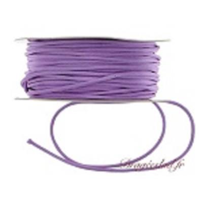 Cordelette satin lilas