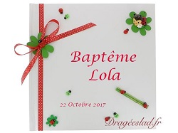 Livre d'or baptme personnalis