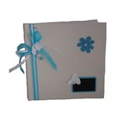 Livre d'Or turquoise orchide