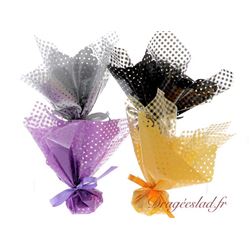 25 Tulles drages vichy couleur lilas