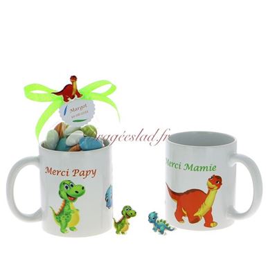 Mug Dinosaure Mamie ou Papy