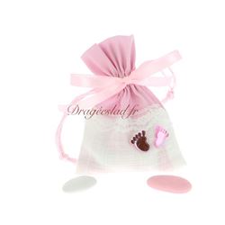 Sachet dragées Petit Pied