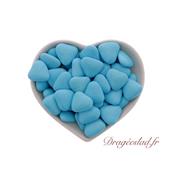 Drages mini coeur chocolat turquoise 70 % 1kg