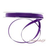 Ruban satin violet 6 mm