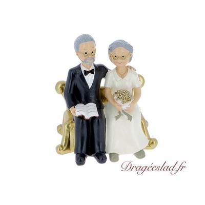 Figurine couple Papy Mamie