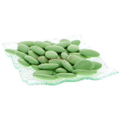 Dragées chocolat vert d'eau 70 % cacao 1kg