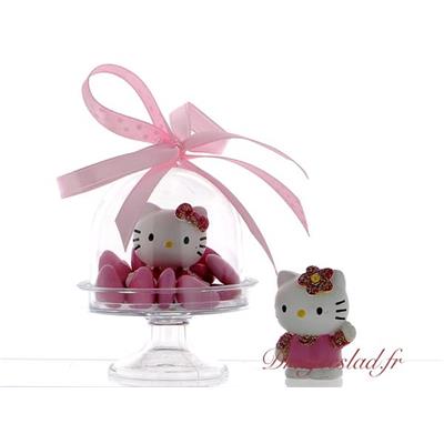 Mini cloche dragées Hello Kitty