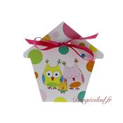 Ballotin drages maisonnette Hibou