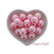 Perles nacrées rose