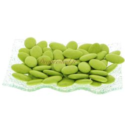 Dragées chocolat Vert Tilleul - 71 % cacao - 1kg