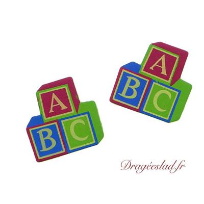 Cube ABC autocollant