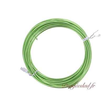 Fil aluminium vert 2 mm