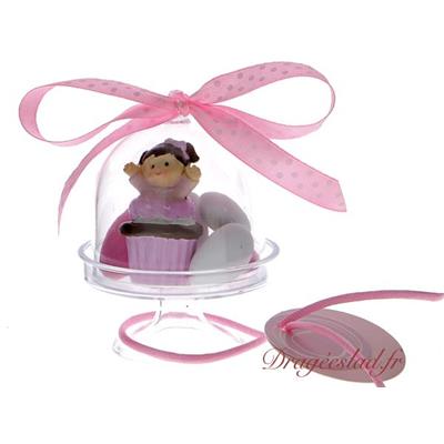 Mini cloche dragées Camille Cupcake