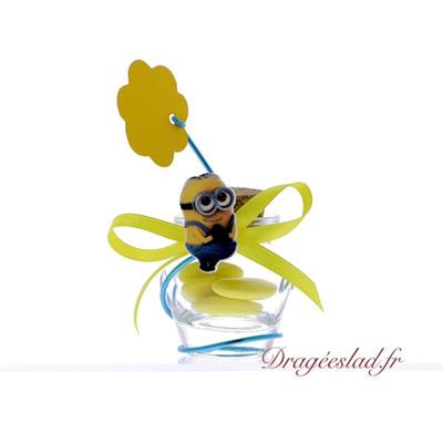 Pot jar dragées Minions