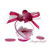 Boule drages orchide fuchsia