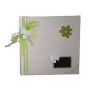 Livre d'Or vert anis orchide