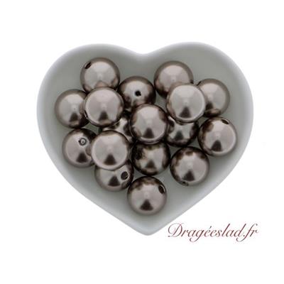 Perles nacrées chocolat