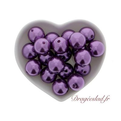 Perles nacrées lilas