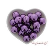 Perles nacres lilas