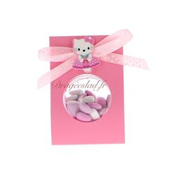 Support boule rose drages Hello Kitty